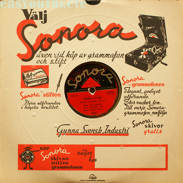 sonora records sweden 1940