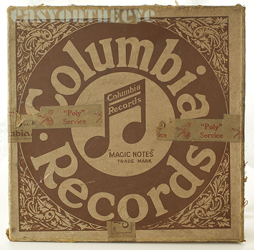 Columbia records 78 rpm shipping carton
