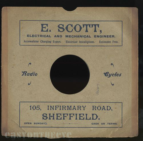 E Scott Infirmary Road sheffield record shop
